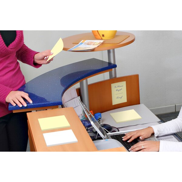 INFO Haftnotizen Cube 75x75mm 5120-01 antimikrobiell, gelb 400 Blatt