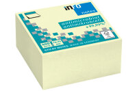 INFO Haftnotizen Cube 75x75mm 5120-01 antimikrobiell,...