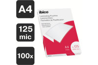 IBICO Pochettes à plastifier A4 627325 brillant, 125my, adh. 100 pcs.