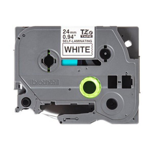 PTOUCH Ruban auto laminant noir/blanc TZE-SL251 PT-D800W/D900W 24mm