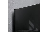 SIGEL Magnettafel Glas GL120 schwarz 600x400x15mm