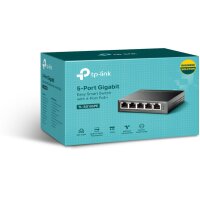 TP-LINK 5-Port Easy Smart Switch TL-SG105PE with 4-Port PoE