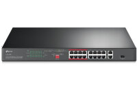 TP-LINK 16-Port Rackmount Switch TL-SL1218P with 16-Port PoE
