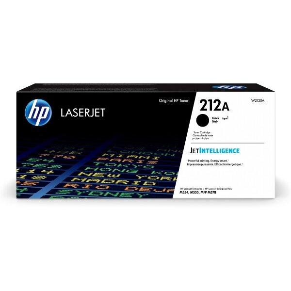 HP Cartouche toner 212A noir W2120A CLJ Ent.M554/MFP M578 5500 p.