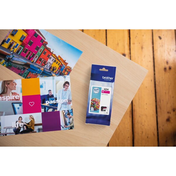 BROTHER Tintenpatrone magenta LC-424M DCP-J1200 750 Seiten
