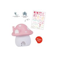 ALLC Veilleuse avec Sticker NLMUMC24 Mushroom rosé...