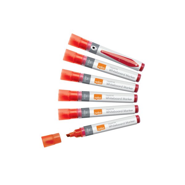 NOBO N-Marker Viscom 4mm 1915384 rot 10 Stück