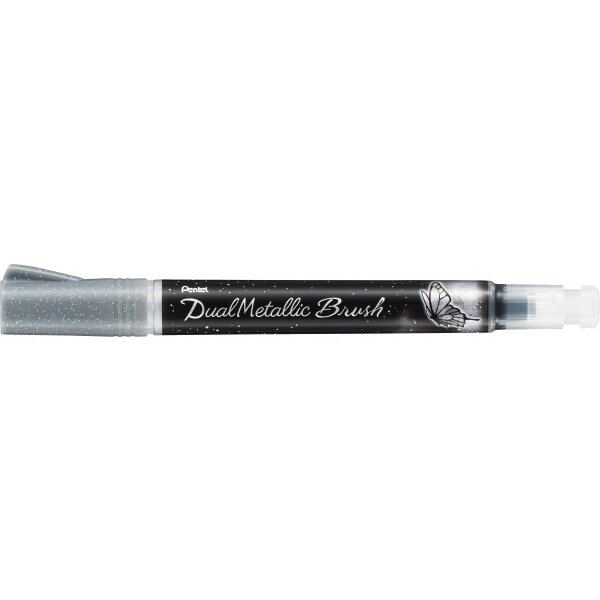 PENTEL Brushpen Dual Metallic XGFH-DZ silber