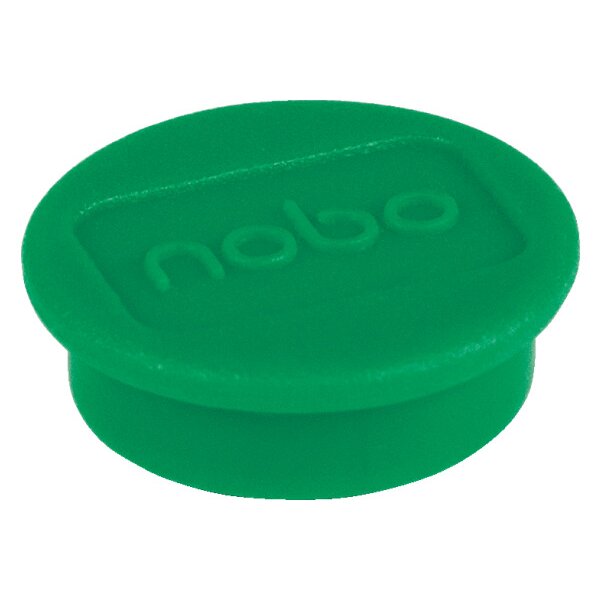 NOBO Aimant ronde 13mm 1915289 vert 10 pcs.