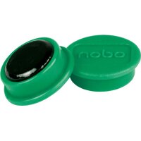 NOBO Aimant ronde 13mm 1915289 vert 10 pcs.