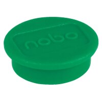 NOBO Magnet rund 13mm 1915289 grün 10 Stück