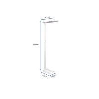 MAUL Lampadaire LED MAULjaval 335.00 dimmable, blanc