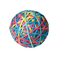 ALCO Gummi Ring Ball 70mm 7440 farbig ass. 190g