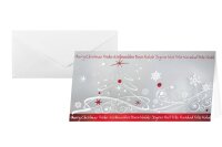 SIGEL Cartes/Enveloppes A6/5 DS393/W rouge/blanc, 220g 10...