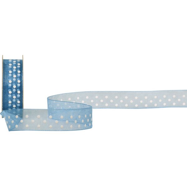 SPYK Bande Cubino Dots 1748.1564 15mmx4m Bleu