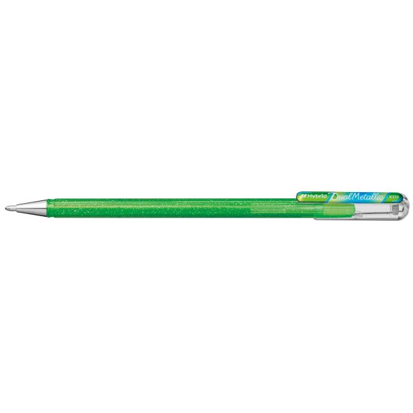 PENTEL Roller Hybrid Metal 1mm K110-DMKX hellgr&uuml;n/blau/rot