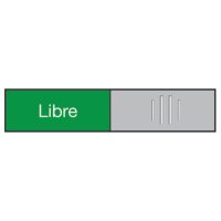 BEREC Plaque de porte 27,4x102mm 314.082 Alu,...