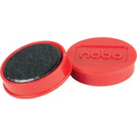 NOBO Aimant ronde 32mm 1915300 rouge 10 pcs.