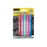 UHU Glitter Glue 47305 Metallic 5 Farben