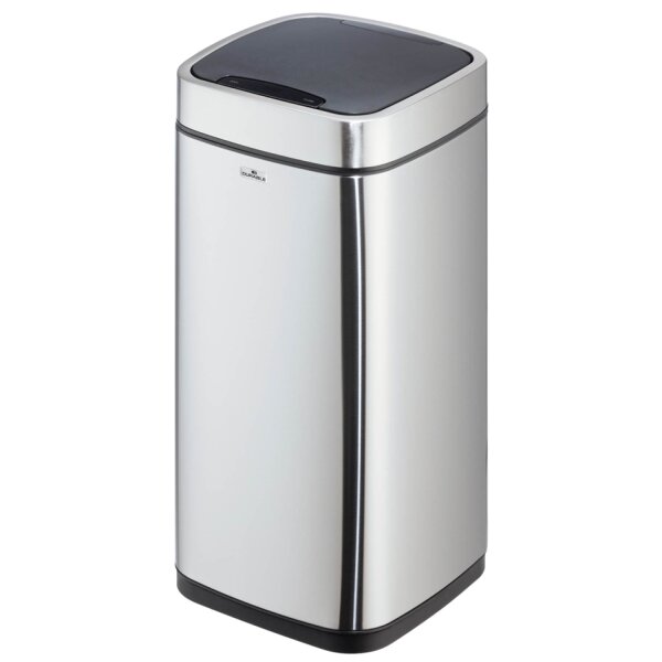 DURABLE Sensor-Abfalleimer "NO TOUCH", 35 Liter, silber