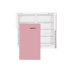 BIELLA Planer Luzern Colorful 2027 855527400027U 1M/2S rosa ML 8.7x15.3cm