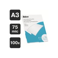 IBICO Pochettes à plastifier A3 627319 brillant,...