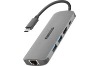 SITECOM USB-C to HDMI Adapter 1x GBLAN CN-379 2x USB-A,...