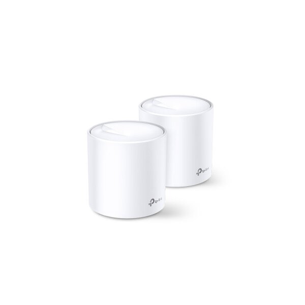 TP-LINK Whole Home Mesh Wi-Fi System Deco X60(2-pack) AX3000(2-Pack) white
