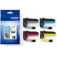 BROTHER Valuepack Tinte CMYBK LC-424VAL DCP-J1200 750 Seiten