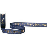 SPYK Bande Cubino Étoiles 1031.1654 16mmx3m Bleu-Or