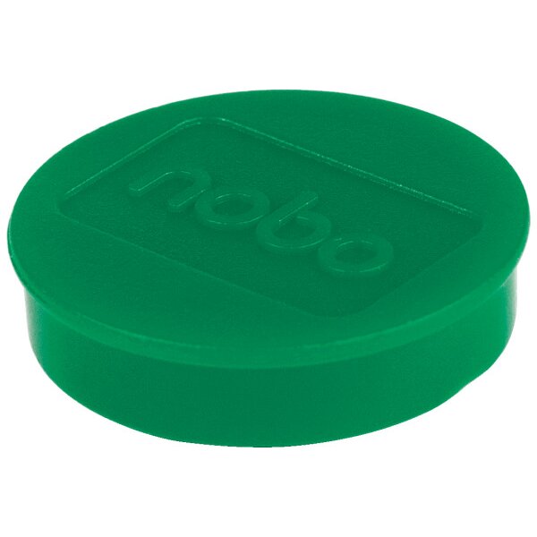 NOBO Magnet rund 32mm 1915303 grün 10 Stück