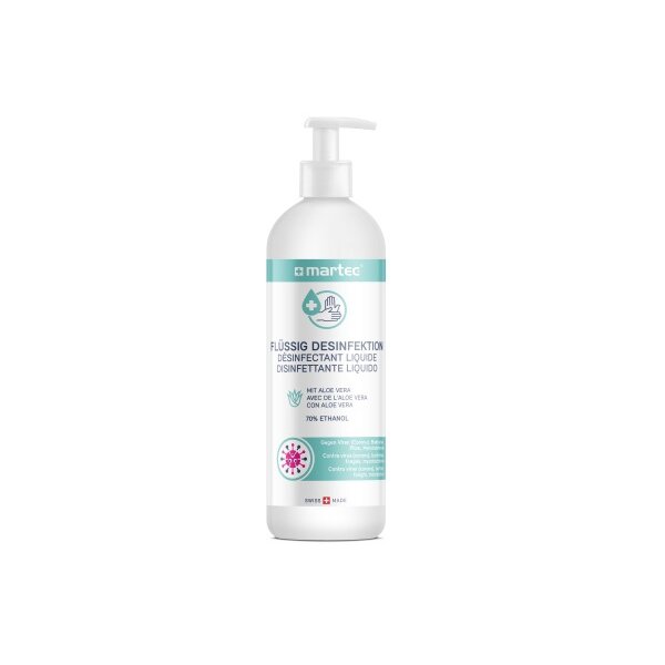 MARTEC Désinfection 500ml 33086 Liquide, Aloe-Vera