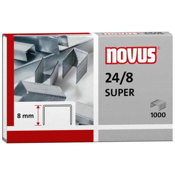 NOVUS Agrafes 24/8 mm 24/8 040-0038 1000 pcs.