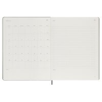 MOLESKINE Agenda Smart Weekly Pro 2027 SMDHB12PRO4Y27 1S/2P noir HC 19x25cm
