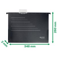 LEITZ Dossier susp. Recycle A4 1922-00-95 noir, carton