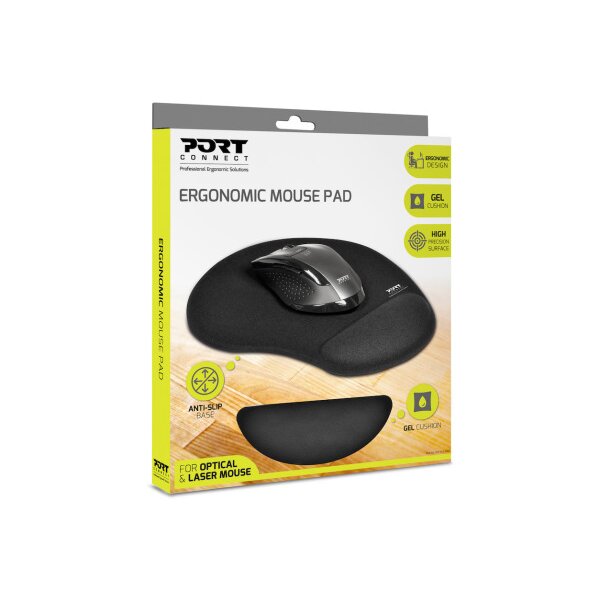 PORT Ergonomic Mouse Pad 900717 black