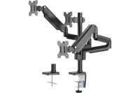 DELTACO GasSpring Triple arm 17-27in ARM-0352 1,5-8kg, 75x75-100x100