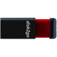 DISK2GO USB-Stick qlik edge 256GB 30006727 USB 3.1 red