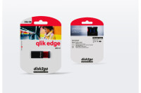 DISK2GO USB-Stick qlik edge 256GB 30006727 USB 3.1 red