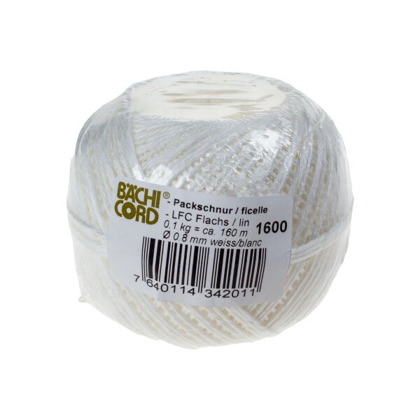 BAECHI Packschnur LFC weiss 541016031 160m, 0,8mm 100g