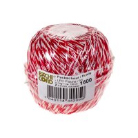 BAECHI Ficelle demball. rouge/blanc 541016051 160m 0,8mm