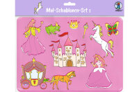 URSUS Schablonen Set 1 Princess 44100001 26.8x18.9x0.2cm...