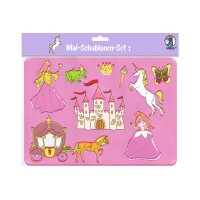 URSUS Schablonen Set 1 Princess 44100001 26.8x18.9x0.2cm...