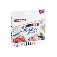 EDDING Acrylmarker acrylic-8s Creativeset nordic 8 pcs.