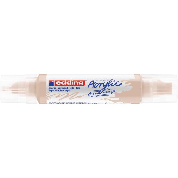 EDDING Acrylmarker 5400 double liner 5400-255 warm beige