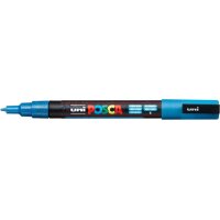 POSCA Marker 0.9-1.3mm PC-3ML L.BLU glitzer hellblau