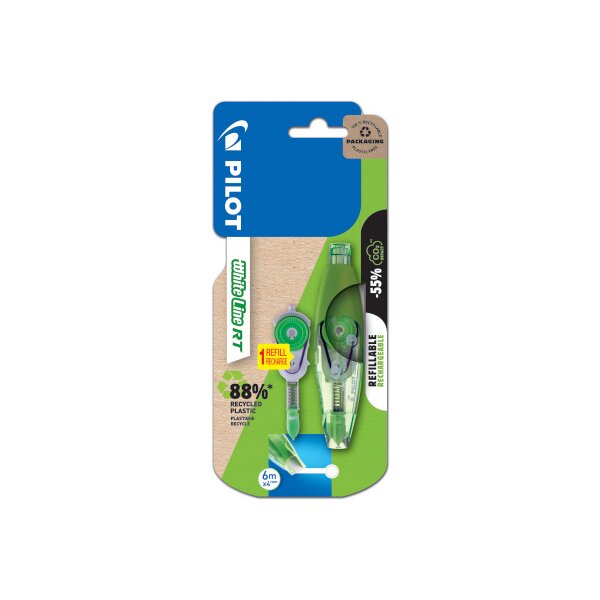 PILOT Correcteur WHITELINE 125.001.00BL02 4mmx6m, Begreen