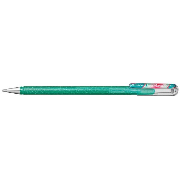 PENTEL Roller Hybrid Metal 1mm K110-DMDX turquoise/rouge/vert