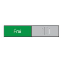 BEREC Türschild 27,4x102mm 314.081 Alu, Frei-Besetzt