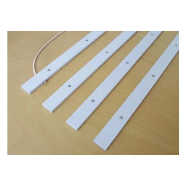 DEBEX Posterleisten 51x2cm LWMG 51 weiss, magnetisch